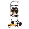 MULE Mobile Workshop: 3-Speed Fan LED Light Power Strip Tool Caddy & Hand Truck