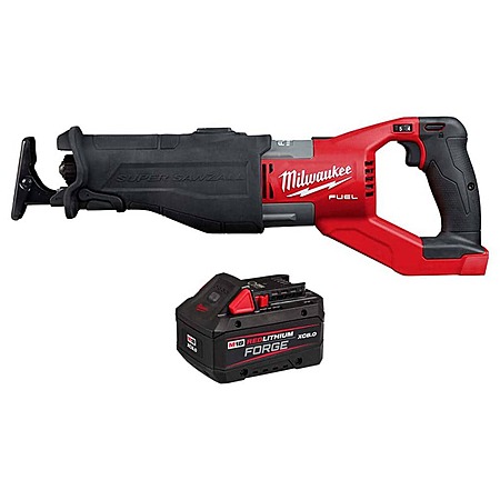 Milwaukee M18 Brushless Super SAWZALL Reciprocating Saw w/ 8.0 Ah Battery