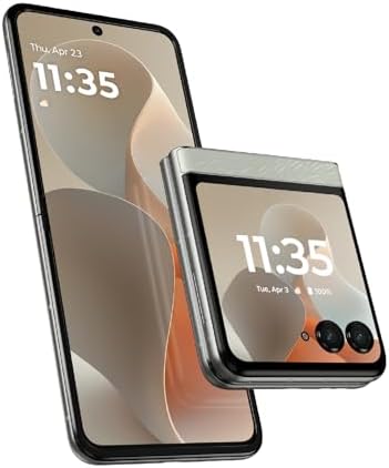 Motorola Razr 2025 Unlocked Smartphone (Pantone Lightest Sky)