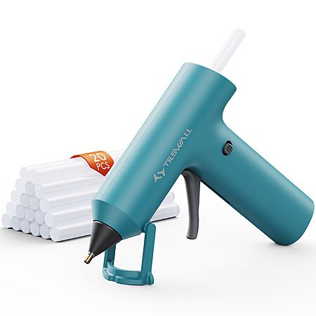 Tilswall Cordless Hot Glue Gun + 20 Glue Sticks