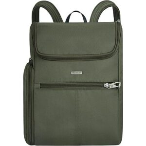 Travelon Anti-Theft Classic Small Convertible Backpack (Green)