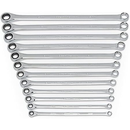 12-Pc GEARWRENCH Gearbox XL Ratcheting Wrench Set (Metric)