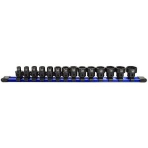 14-pc Astro Tools 3/8" Drive Low Profile Nano Impact Sockets (Metric)