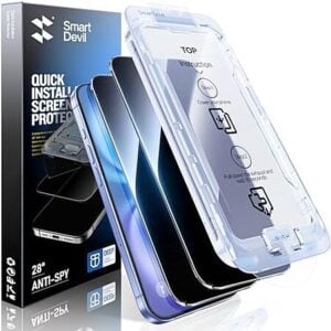 2-Pk SmartDevil Tempered Glass Screen Protectors (iPhone 16 or 16 Pro Max)