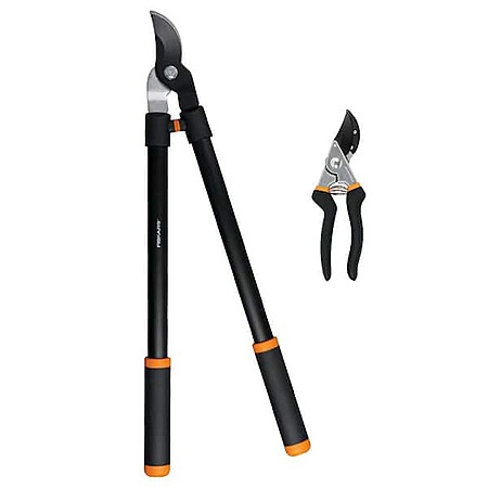 2-pc Fiskars Lopper & Hand Pruner Garden Tool Set $19.88 + Free S&H