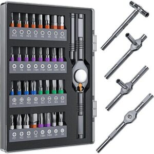 32-in-1 Wesdut T-Handle Magnetic Ratchet Screwdriver Set