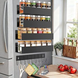 5-Piece SMRCAD Magnetic Spice Rack Organizer w/ Screw (Various) $14.99 + Free Shipping w/ Prime or on $35+