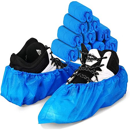 50-Pairs Green Convenience Disposable Shoe Covers