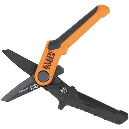 7" Klein Tools Titanium Coated Heavy Duty Utility Scissors