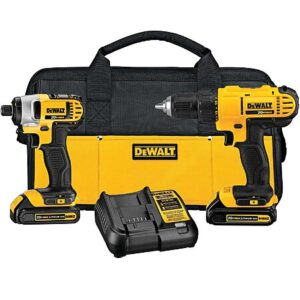 DeWALT 20V MAX Cordless Drill + Impact Driver Combo Kit