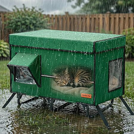 Gardner X-Large Insulated Waterproof Outdoor Collapsible Cat House