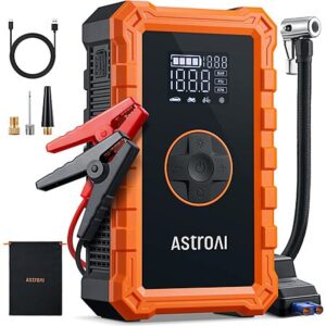 Prime Members: AstroAI S8 Air 3000A Peak Jump Starter w/ 150 PSI Air Compressor