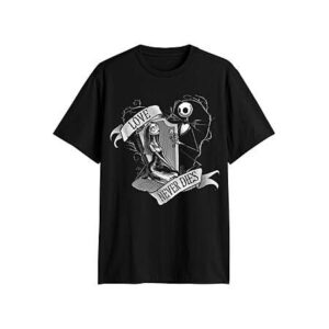 The Nightmare Before Christmas Men's Valentine's Day Graphic Tee (Love Never Dies) $6.31 + Free Shipping w/ Walmart+ or on $35+