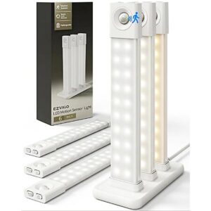 6-Pk EZVALO 8" Rechargeable LED Under Cabinet Motion Lights
