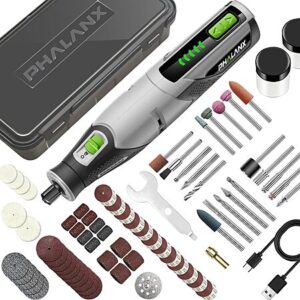 80-Pc PHALANX 4V Cordless Rotary Tool Kit w/ 2500mAh Battery