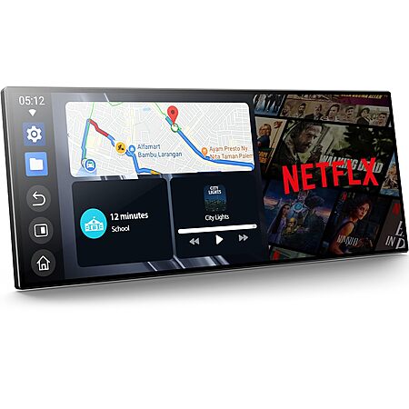 Volam 11'' Wireless Touchscreen Carplay Screen w/.Youtube, Netflix, Android Auto, Backup Camera & More $93.79 + Free Shipping