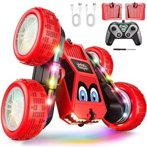 WayEee 360° Flips Remote Control Stunt Car w/ LED Lights Strips & 2 USB-C Rechargeable Batteries (Various) from $12.58 + Free Shipping w/ Prime or on $35+