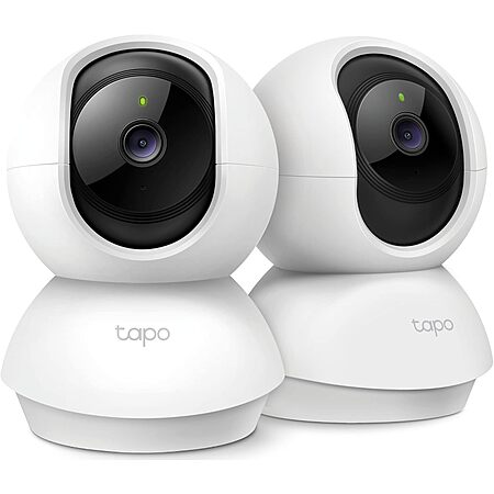 2-Pack Tapo C210P2 2K Pan/Tilt Indoor Security Camera