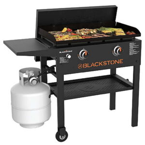 28" Blackstone 2-Burner Flat Top Outdoor Griddle w/ Hard Cover