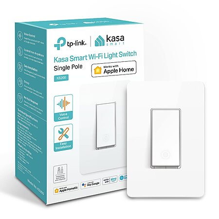 Kasa KS200 Apple HomeKit Smart Wi-Fi Light Switch