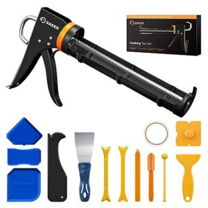 Prime Members: Saker Manual Caulk Gun Kit w/ 11-pc Caulking Tool Set