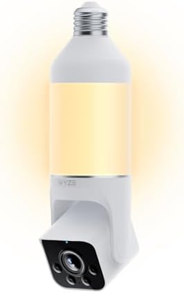Prime: WYZE Bulb Cam 2K HD Smart Light Bulb Security Camera w/ Color Night Vision