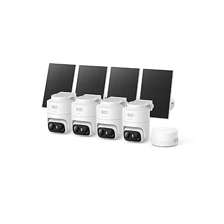 Prime: eufy Security eufyCam C37 4-Cam Kit w/ HomeBase Mini