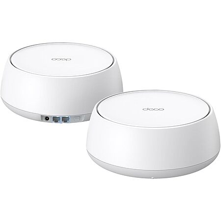 2-Pack TP-Link Deco 7 BE25 Dual-Band BE5000 WiFi 7 Mesh Wi-Fi System