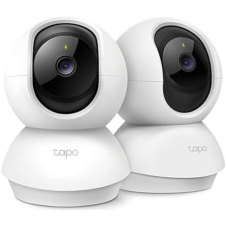 2-Pk Tapo C210P2 2K Pan/Tilt Indoor Security Camera