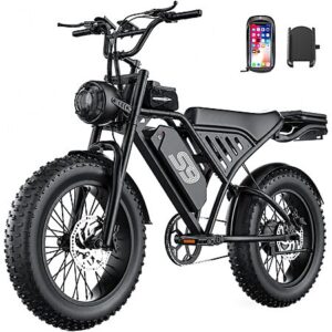 20" Fat Tire GWEIT Electric Dirt Bike w/ 20Ah Battery, 36 MPH & 65-Mile Range