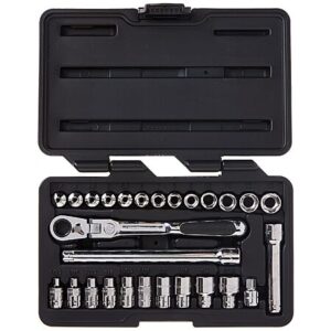 27-Pc GEARWRENCH 1/4" Drive 6-Point Pass-Thru Mechanics Tool Set