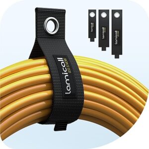 3-pk Lamicall Heavy-Duty Extension Cord Storage Straps (10", 14", 18")