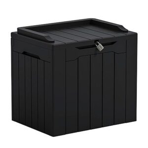 31-Gallon Greesum Outdoor Resin Storage Box (Dark Black)