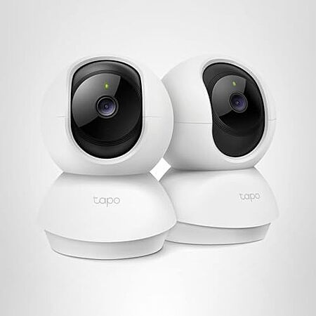 $36.96* | 2-Pack Tapo C210P2 2K Pan/Tilt Indoor Security Camera at Amazon