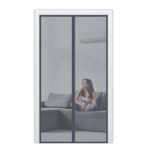 38"x83" BlueBala Self-Sealing Fiberglass Magnetic Screen Door