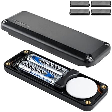 4-Pk ElevationLab Waterproof Extended AA Battery Case for Apple AirTag