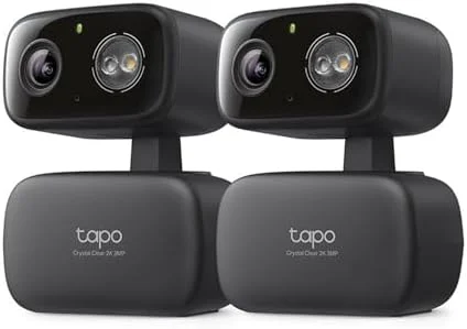 $49.98* | 2-Pk Tapo HybridCam 360 2K 30 fps Pan/Tilt Wired Wi-Fi Outdoor Security Camera at Amazon