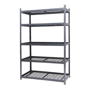 5-Shelf RUGGED RACK 48"W x 24"D x 72"H Boltless Wire Decking Rack