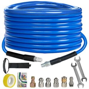 50' Xiny Tool Sewer Jetter Kit for Pressure Washer