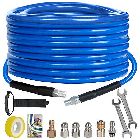 50' Xiny Tool Sewer Jetter Kit for Pressure Washer
