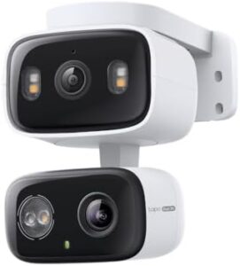 $54.99 | Tapo HybridCam Duo 2K 3MP Indoor/Outdoor Dual Lens Pan/Tilt Security Camera + 25% Back w/ Prime Visa Card at Amazon