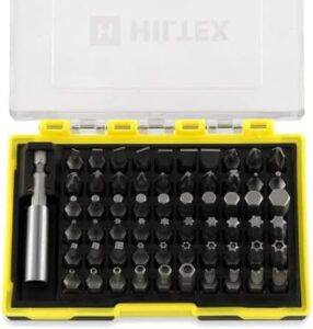 61-Pc Hiltex Security Bit Set w/ Magnetic Extension Adapter