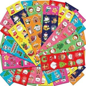 [AC] $2.39* | 40-Sheets HSHFAMIIY Christmas Stickers for Kids (400 Stickers) at Amazon