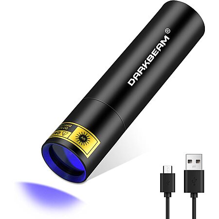 DARKBEAM 365nm UV Rechargeable Black Light Flashlight
