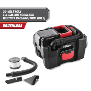 Hyper Tough 1.5-Gallon 20V Max Cordless Wet Dry Vacuum (Tool Only)