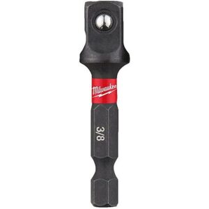 Milwaukee Shockwave Steel Impact Duty 1/4" Hex Shank to 3/8" Square Socket Adapter