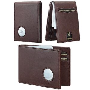 furid RFID Blocking Leather Wallet w/ AirTag Holder (Various) $4.99 + Free Shipping w/ Prime or on $35+