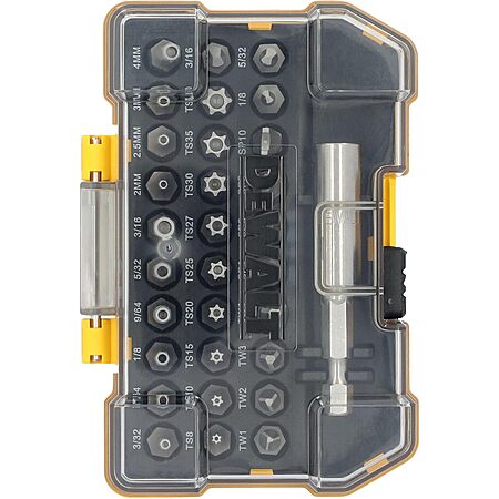 31-Piece DEWALT Security Screwdriver Bit Set w/ Storage Case (DWAX200)
