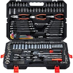 314-Piece VEVOR Mechanic Tool Set w/ 1/4", 3/8" & 1/2" Drive Sockets, Wrenches, Screwdriver Bits & Storage Case $88.11 + Free Shipping
