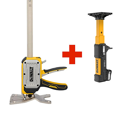 DeWALT Toughseries Construction Jack + Adjustable Height Extension